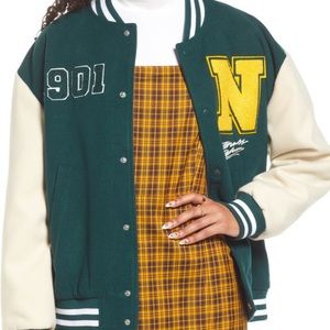 BP. Colorblock Gender Inclusive Varsity Jacket